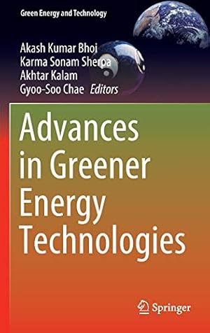 Imagen del vendedor de Advances in Greener Energy Technologies (Green Energy and Technology) [Hardcover ] a la venta por booksXpress