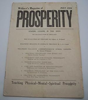 Weltmer's Magazine of Prosperity July 1933