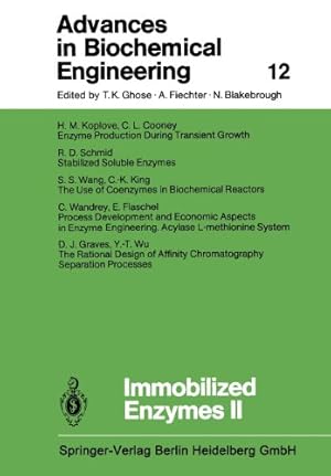 Bild des Verkufers fr Immobilized Enzymes II (Advances in Biochemical Engineering/Biotechnology) by Schügerl, Karl [Paperback ] zum Verkauf von booksXpress