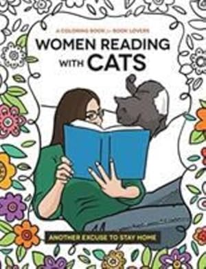 Imagen del vendedor de Women Reading with Cats: A Coloring Book for Book Lovers by Publishing, Bracket [Paperback ] a la venta por booksXpress