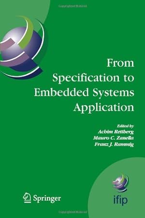 Seller image for From Specification to Embedded Systems Application (IFIP Advances in Information and Communication Technology) [Paperback ] for sale by booksXpress