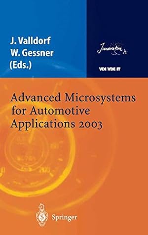 Immagine del venditore per Advanced Microsystems for Automotive Applications 2003 (VDI-Buch) [Paperback ] venduto da booksXpress