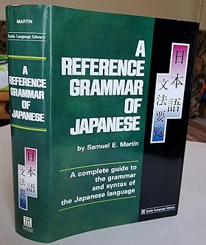 Seller image for A Reference Grammar of Japanese for sale by Recycled