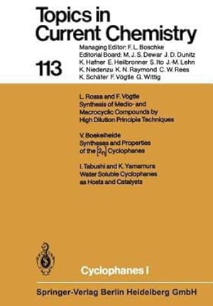Seller image for Cyclophanes 1 (Topics in Current Chemistry) [Paperback ] for sale by booksXpress