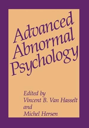 Bild des Verkufers fr Advanced Abnormal Psychology by Hersen, Michel [Paperback ] zum Verkauf von booksXpress