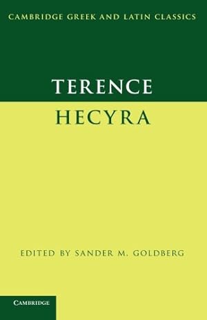 Bild des Verkufers fr Terence: Hecyra (Cambridge Greek and Latin Classics) by Terence [Paperback ] zum Verkauf von booksXpress
