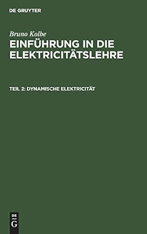 Imagen del vendedor de Dynamische Elektricit ¤t (German Edition) [Hardcover ] a la venta por booksXpress