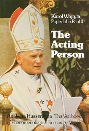 Seller image for The Acting Person (Analecta Husserliana) by Wojtyla, Karol [Paperback ] for sale by booksXpress