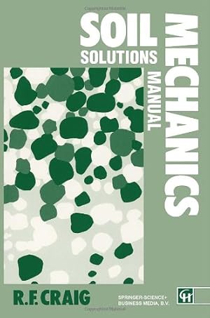 Immagine del venditore per Soil Mechanics Solution Man Pb by Craig, R. [Paperback ] venduto da booksXpress