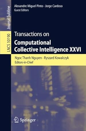 Seller image for Transactions on Computational Collective Intelligence XXVI (Lecture Notes in Computer Science) [Paperback ] for sale by booksXpress