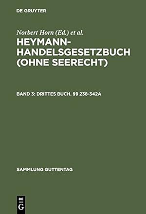 Seller image for Drittes Buch. §§ 238-342a (Sammlung Guttentag) (German Edition) [Hardcover ] for sale by booksXpress