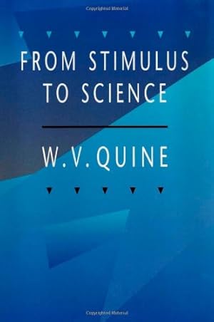 Seller image for From Stimulus to Science by Quine, Willard Van Orman [Paperback ] for sale by booksXpress