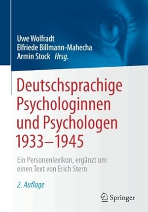 Seller image for Deutschsprachige Psychologinnen und Psychologen 19331945: Ein Personenlexikon, ergänzt um einen Text von Erich Stern (German Edition) [Paperback ] for sale by booksXpress