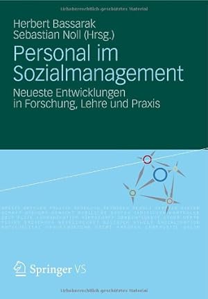 Imagen del vendedor de Personal im Sozialmanagement: Neueste Entwicklungen in Forschung, Lehre und Praxis (German Edition) [Paperback ] a la venta por booksXpress