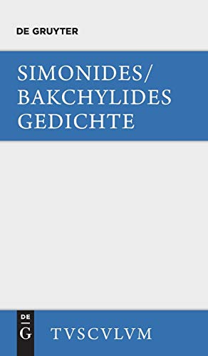 Image du vendeur pour Gedichte: Griechisch Und Deutsch (Sammlung Tusculum) (German Edition) (German and Greek Edition) [Hardcover ] mis en vente par booksXpress