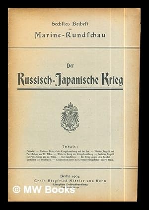 Seller image for Der russisch-japanische Krieg for sale by MW Books Ltd.