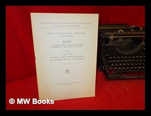 Seller image for Schema Constitutionis Dogmaticae De Ecclesia: Modi: a patribus conciliaribus propositi: a commissione doctinali examinati: VIII: caput VIII de beata maria virgine deipara in myserio christi et ecclesiae (sub secreto) for sale by MW Books Ltd.