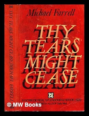 Imagen del vendedor de Thy tears might cease a la venta por MW Books Ltd.