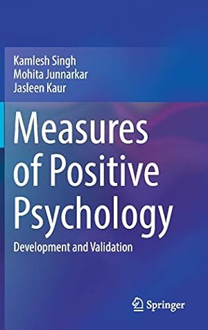 Seller image for Measures of Positive Psychology: Development and Validation [Hardcover ] for sale by booksXpress