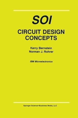 Seller image for SOI Circuit Design Concepts by Bernstein, Kerry, Rohrer, Norman J. [Paperback ] for sale by booksXpress