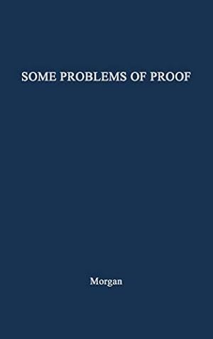 Bild des Verkufers fr Some Problems of Proof under the Anglo-American System of Litigation. (James S. Carpenter Lectures) [Hardcover ] zum Verkauf von booksXpress