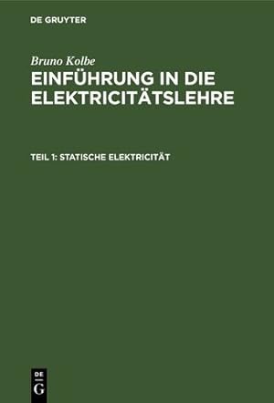 Imagen del vendedor de Statische Elektricit ¤t (German Edition) [Hardcover ] a la venta por booksXpress