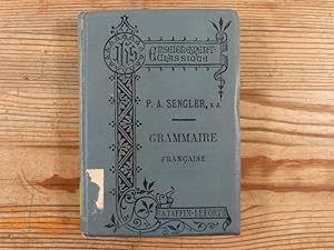 Bild des Verkufers fr Grammaire Francaise. zum Verkauf von Antiquariat Bookfarm