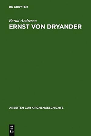 Immagine del venditore per Ernst von Dryander (Arbeiten Zur Kirchengeschichte) [Hardcover ] venduto da booksXpress