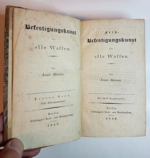 Feld-Befestigungskunst für alle Waffen. Mit 4 (statt 5) mehrfach gefalt. gest. Tafeln.