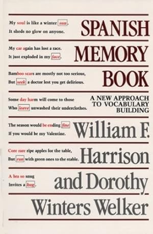 Image du vendeur pour Spanish Memory Book: A New Approach to Vocabulary Building by Harrison, William F., Welker, Dorothy Winters [Paperback ] mis en vente par booksXpress