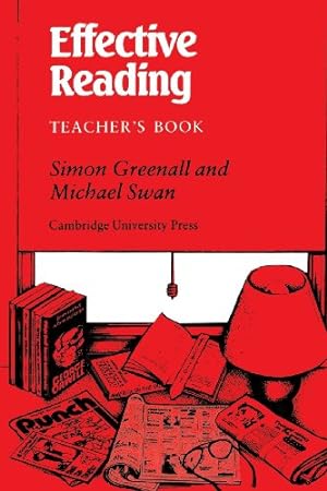 Seller image for Effective Reading Teacher's book: Reading Skills for Advanced Students by Greenall, Simon, Swan, Michael [Paperback ] for sale by booksXpress