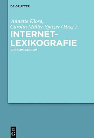 Immagine del venditore per Internetlexikografie: Ein Kompendium (German Edition) [Paperback ] venduto da booksXpress