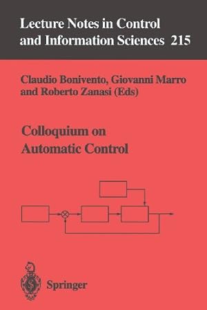 Imagen del vendedor de Colloquium on Automatic Control (Lecture Notes in Control and Information Sciences) [Paperback ] a la venta por booksXpress