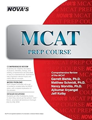 Image du vendeur pour MCAT Prep Course by Garrett Biehle, Nancy Morvillo, Matthew Schmidt, Ajikumar Aryangat, Jeff Kolby [Perfect Paperback ] mis en vente par booksXpress