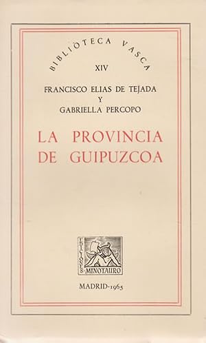 Imagen del vendedor de La provinvia de Guipuzcoa a la venta por Librera Cajn Desastre