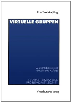 Seller image for Virtuelle Gruppen: Charakteristika und Problemdimensionen (German Edition) [Paperback ] for sale by booksXpress