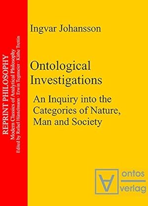 Seller image for Ontological Investigations (Reprint Philosophy) [Hardcover ] for sale by booksXpress