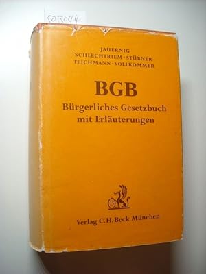 Bild des Verkufers fr Brgerliches Gesetzbuch zum Verkauf von Gebrauchtbcherlogistik  H.J. Lauterbach