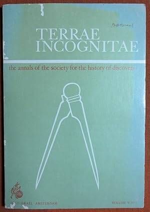 Immagine del venditore per Terrae Incognitae the annals of the society for the history of discovery v5 venduto da GuthrieBooks
