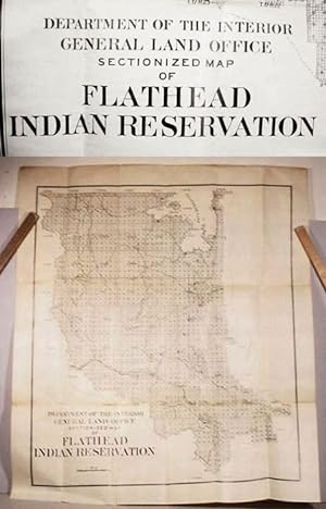 Department Of The Interior / General Land Office / Sectionized Map / Of / Flathead Indian Reserva...
