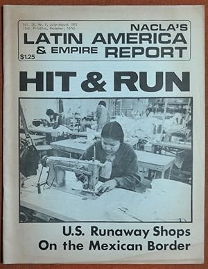 Seller image for NACLA's LATIN AMERICA AND EMPIRE REPORT NEWSLETTER. Volume IX, No. 5. July-Augus for sale by GuthrieBooks