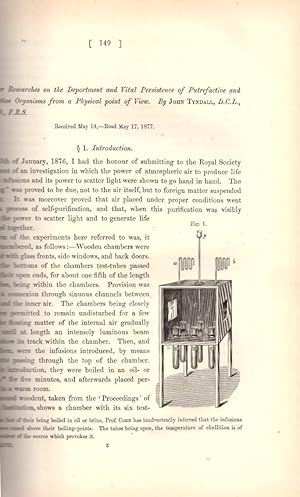 GERM THEORY & TYNDALLIZATION II: "Further Researches on the Deportment and Vital Persistence of P...