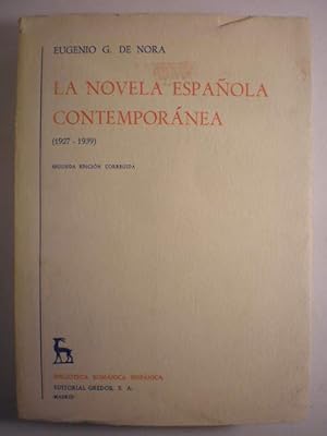 La novela española contemporánea. Tomo II. ( 1927-1939)