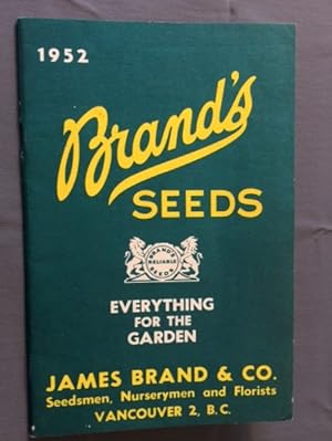 Brand's Seeds. Everything for the Garden