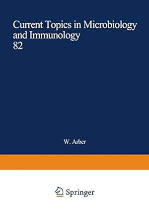 Imagen del vendedor de Current Topics in Microbiology and Immunology: Volume 82 [Soft Cover ] a la venta por booksXpress