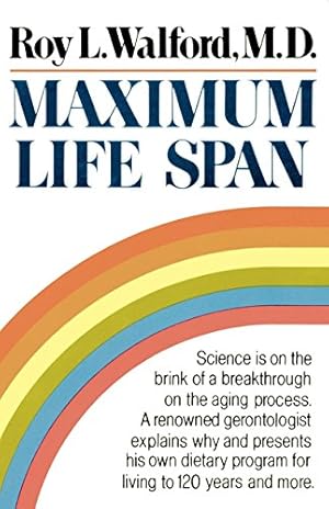Immagine del venditore per Maximum Life Span by Walford, Roy L. [Paperback ] venduto da booksXpress