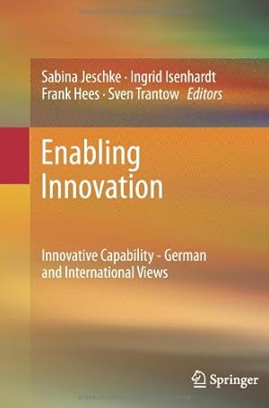 Image du vendeur pour Enabling Innovation: Innovative Capability - German and International Views [Paperback ] mis en vente par booksXpress