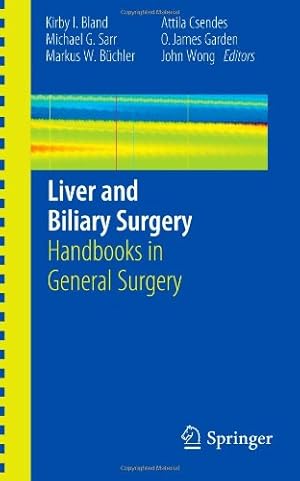 Immagine del venditore per Liver and Biliary Surgery: Handbooks in General Surgery [Paperback ] venduto da booksXpress