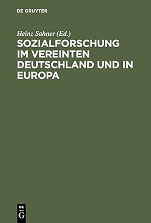 Immagine del venditore per Sozialforschung im vereinten Deutschland und in Europa (German Edition) [Paperback ] venduto da booksXpress