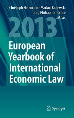 Bild des Verkufers fr European Yearbook of International Economic Law 2013 [Hardcover ] zum Verkauf von booksXpress